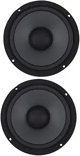 TINEASUR 2pcs Speaker Speaker Car Audio Coaxial Stereo Double Audio Car Replacement Powered for Auto Magnet Black