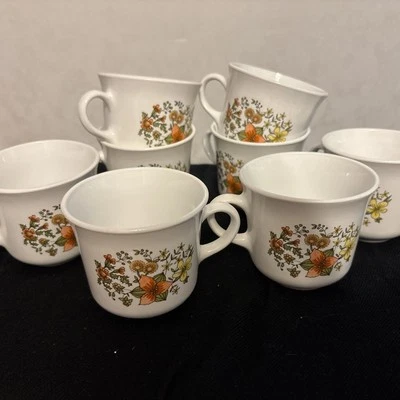 Vintage Corelle Indian Summer Coffee Mugs set of 8