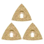 Triangle Carbide Rasp 3Pcs 78mm Blade Carbide Grit Rasp Grout Removal Multitool