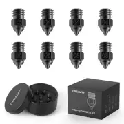 Official High-End Hardened Steel MK8 Nozzles 8 PCS High-Temperature Wear 3/Ender