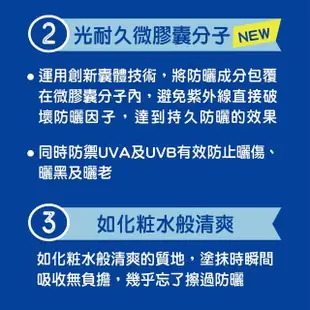 【曼秀雷敦】水潤肌超保濕水感防曬露 最強UV(110g / 3入組)