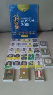 Complete Panini FIFA World Cup Russia 2018 Brazilian Edition sticker album.