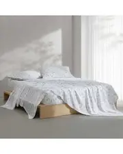 Calvin Klein 300 Thread Count Tossed Micro Floral Cotton Sateen Sheet Set