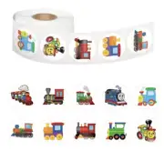 Train Stickers 2.3cm 50/100pc Scrapbooking Cards Kids Party Craft Journal Cards