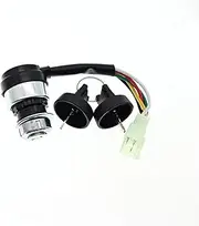 Ignition Key Switches for ATV 50cc 125cc 250CC Dune Buggy Go Karts Universal Motorcycle Five Pin Ignition Key Electric Door Lock Power Switch Ignition Barrel Key Switch