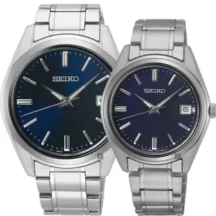 SEIKO 精工 CS 時尚石英對錶-39+36mm 6N52-00A0B+6N42-00L0B(SUR309P1+SUR317P1)