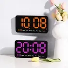 Temperature Date Digital LED Clocks Wall-mounted Display Table Clock