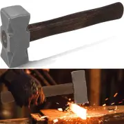 2.2LB Power Forging Square Hammer Farrier Bladesmithing Blacksmith Anvil Knife