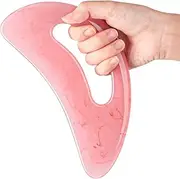 Gua sha Massage Tool,Bigger Wider Resin Guasha Tools with Handle,Scraping Tool for Deep Soft Tissue Mobilization Physical Therapy,Neck Back Cellulite Lymphatic Massager