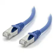 Alogic 1m Blue 10G Shielded Cat6a Network Cable Patch Cables - C6A-01-Blue-SH