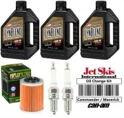 CAN-AM COMMANDER MAVERICK 1000 LTD ENGINE OIL CHANGE KIT 10W40 MAXIMA TUNE UP