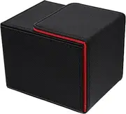HEALSOPTHY PU Leather Game Cards Storage Box Reliable Playing Card Holder for Decks Lightweight Portable for Home Supplies