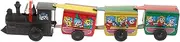 BCOATH Vintage Clockwork Train Educational Wind Up Plaything for Home Decor Desktop Ornament Material Bright Colors Present