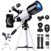 150X Telescope, 70mm Aperture Telescope For Adults High Powered, Portable Astron