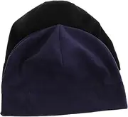 [TOVINANNA] 2 Pcs Outdoor Sports Hats for Men and Women Warm Brimless Beanie Cap for Cycling Running Skiing Windproof Cold Protection for Winter Activities