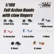 for MG 1/100 Full Mechanics RE D.L Action Hand Palm Claw Fingers A B C D E F G H
