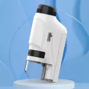 60-120x Handheld Microscope with LED Light Mini Microscope Science Toys for Kids