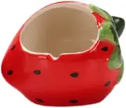 B Baosity Ceramic Hideaway for Hamsters, Hut Structure, Accessories for Small Animals, Strawberry