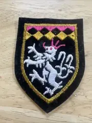 Coat Of Arms Patch Iron On Sew On Shield Crest Family Lion Military