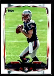 JIMMY GAROPPOLO RC 2014 TOPPS GLOSSY ROOKIE CARD#432-PATRIOTS/49ERS QB