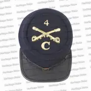 US Civil War SIMPLE CAVALRY '4' 'C' Us civil war union 4th Massachusetts kepi !