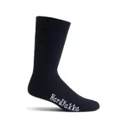 Hard Yakka Black 2 Pack Bamboo Work Socks - Size 7-12