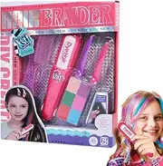 Kids Hair Temporary Coloring Toy, Play Washable Temporary Hair Chalk, Hair Makeup Safe Multicolor Simulated Toys for Girls