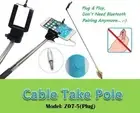 Handheld Monopod Selfie Stick Cable Take Pole for Samsung Galaxy M04 A23 A04 M13