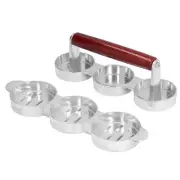 Portable Hamburger Press Patty Mould, Mini Burger Press Maker for Small Kitch...
