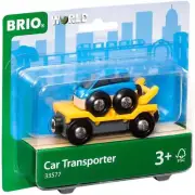 BRIO World 33577 - Car Transporter - 2 Piece Wooden Toy Train Set | Child'S