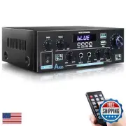 AK55 Stereo Amplifier Home Audio, Bluetooth 5.0 Max 450W Power Stereo Receive