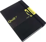 Quill Dotted A5 Journal 240 Page Premium 90Gsm Notebook in Black