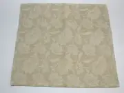 (4) Cotton Park Cottage Napkins ~ Jacobean Natural ~ 18" x 18" Square **NEW**