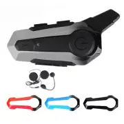 2X(Motorcycle Bluetooth Helmet Intercom Universal Interphone Headset with9199