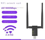 Driver-free AX1800M dual-band network card WiFi6 high-gain wireless USB network card E-sports game dual-band network card