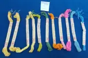 Vintage, Lot of 11 Skeins of "Embroidery Cotton" Sewing/embroidery Floss