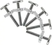 JOINPAYA 6pcs Pressure Mount Baby Gate Screws Kit Metal Dog Barrier Accessories for Home Safety