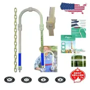Upgraded Barbed Wire Fence Tool with Rubber Handles - Easy Tightening Solutions