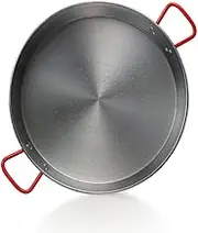 Garcima 9.5-inch Carbon Steel Paella Pan, 24cm