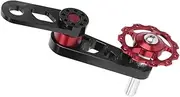 Baxnore Cycle Chain Tensioner, Aluminium Alloy Rear Derailleur Single Speed Adjuster, Lightweight Single Speed Rear Derailleur for Folding Cycle
