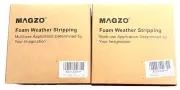 Foam Weather Stripping Thick High Density Foam Strip Tape - LOT of 2