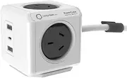 ALLOCACOC POWERCUBE Extended USB Grey- 2A+1C PD 20W 1.5m Cable