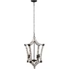 A&B Home 43473-DS Andreas 18.1 inch Antique White Chandelier Ceiling Light