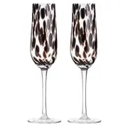 2PK Tempa Selena 245ml/25cm Stemmed Champagne Glass Drinkware Glassware Cup Set