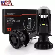 LHD H4 9003 Bi-LED Mini Projector Lens Headlight 100W 20000LM Bulbs Hi/Lo 6000K (for: Mini)