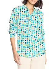 Nic+Zoe Bright Spot Crinkle Shirt