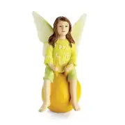 Miniature Fairy Garden Fairy Lisa Pick Riding Hopper Ball - Buy 3 Save $5