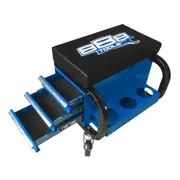 888 Series by SP Tools 3-Drawer Roller Seat with Tool Storage & Can Holders - T8R58