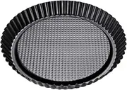 Zenker Z6521 Non-Stick Carbon Steel Flan/Tart Pan, 11-Inch Gray