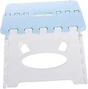 JECOMPRIS 1Pc Portable Folding Stool Thickened Plastic Step Stool for Outdoor Activities Lightweight Design for Kitchen Bathroom Camping More Accepts Color Variation